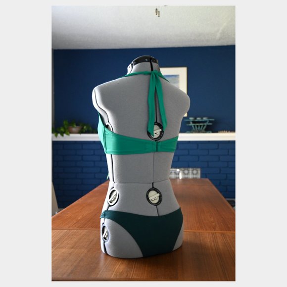 Emerald Knotted Bikini + Top Green Bikini Bottom + tropical watermelon bikini - Picture 5 of 13